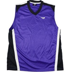 Vintage 90s PONY Basketball Jersey Mens XL Purple Mesh Tank Top Hip Hop Y2K‎
